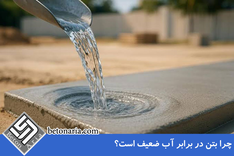 دلایل ضعف بتن در برابر آب 
